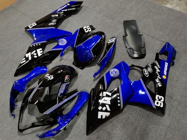 2005-2006 Blue Glossy Black White Suzuki GSXR 1000 Motorcycle Fairings Canada