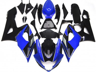 2005-2006 Blue Glossy Black Suzuki GSXR 1000 Motorcycle Fairings Canada