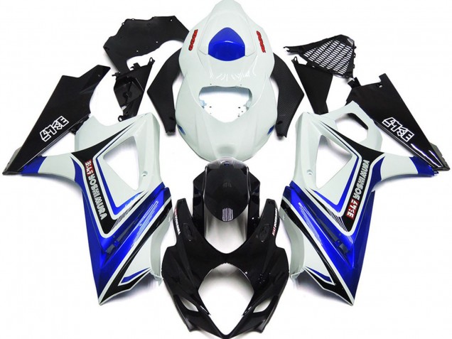 2007-2008 White Blue Black OEM Style Suzuki GSXR 1000 Motorcycle Fairings Canada