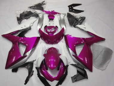 2009-2016 Pink White Suzuki GSXR 1000 Motorcycle Fairings Canada