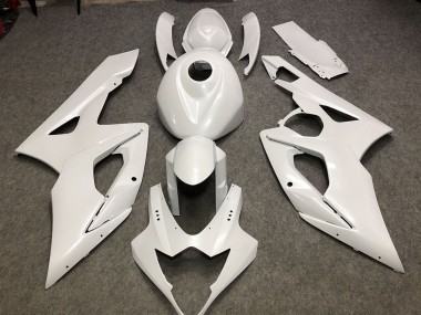 2005-2006 Glossy White Plain Suzuki GSXR 1000 Motorcycle Fairings Canada