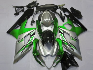 2005-2006 Green Silver Black Suzuki GSXR 1000 Motorcycle Fairings Canada