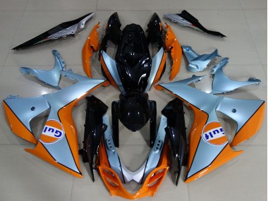 2009-2016 Light Blue Orange Black Gulf Suzuki GSXR 1000 Motorcycle Fairings Canada