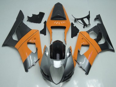 2003-2004 Light Orange Silver Black Suzuki GSXR 1000 Motorcycle Fairings Canada