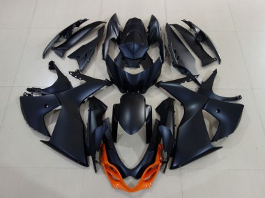 2009-2016 Matte Black Orange Suzuki GSXR 1000 Motorcycle Fairings Canada