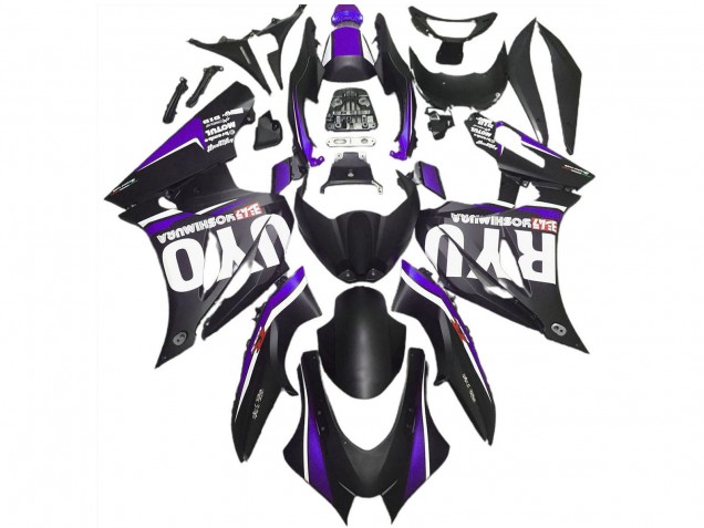 2017-2023 Matte Black Purple Suzuki GSXR 1000 Motorcycle Fairings Canada