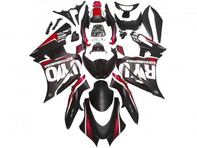 2017-2023 Matte Black Red Suzuki GSXR 1000 Abs Motorcycle Fairings Canada
