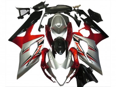 2005-2006 Red Silver Black Suzuki GSXR 1000 Motorcycle Fairings Canada