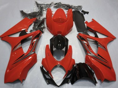 2007-2008 Red Glossy Black OEM Style Suzuki GSXR 1000 Motorcycle Fairings Canada