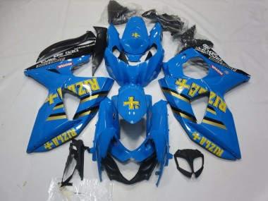 2009-2016 Blue Gold Black Rizla Suzuki GSXR 1000 Motorcycle Fairings Canada