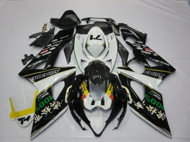2005-2006 White Black Yellow Red GREEN RockStar Suzuki GSXR 1000 Motorcycle Fairings Canada
