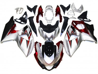 2009-2016 Silver Red Black Suzuki GSXR 1000 Motorcycle Fairings Canada