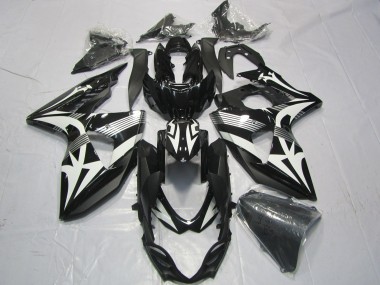 2009-2016 Black White Suzuki GSXR 1000 Motorcycle Fairings Canada