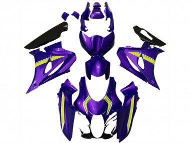2017-2023 Purple Yellow Style Suzuki GSXR 1000 Motorcycle Fairings Canada