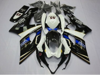2005-2006 White Blue Black Yellow Viru Suzuki GSXR 1000 Motorcycle Fairings Canada