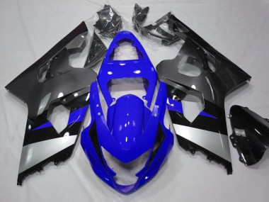 2004-2005 Blue Silver Grey Black Suzuki GSXR 600 / GSXR 750 Motorcycle Fairings Canada