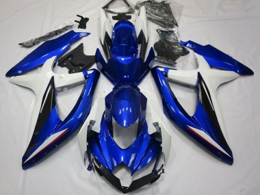 2008-2010 White Blue Black Suzuki GSXR 600 / GSXR 750 Motorcycle Fairings Canada