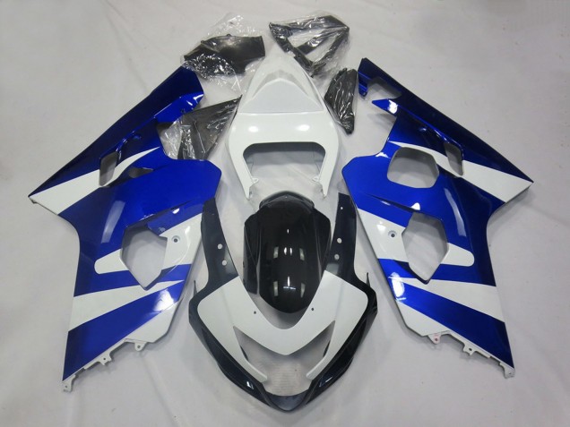 2004-2005 White Blue Black OEM Style Suzuki GSXR 600 / GSXR 750 Motorcycle Fairings Canada