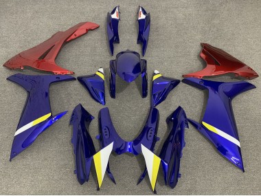 2011-2024 Blue with Red Lowers Suzuki GSXR 600 / GSXR 750 Motorcycle Fairings Canada
