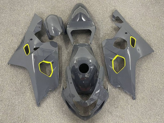 2004-2005 Nardo Grey Neon Yellow Suzuki GSXR 600 / GSXR 750 Motorcycle Fairings Canada