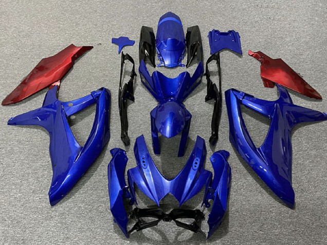 2008-2010 Blue Red Suzuki GSXR 600 / GSXR 750 Motorcycle Fairings Canada