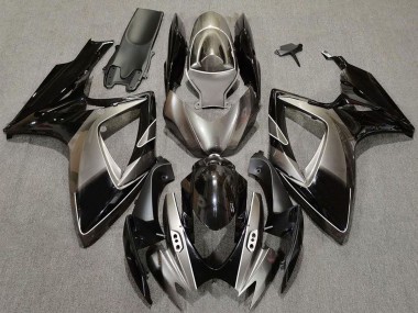 2006-2007 Dark Silver Glossy Black Suzuki GSXR 600 / GSXR 750 Motorcycle Fairings Canada