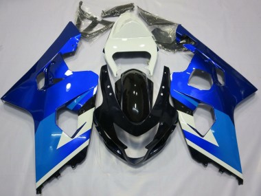 2004-2005 White Blue Black Suzuki GSXR 600 / GSXR 750 Motorcycle Fairings Canada