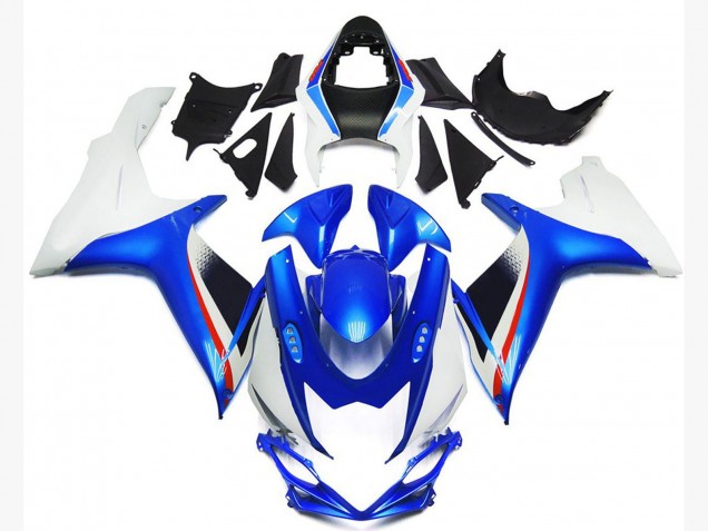 2011-2024 White Blue Red Suzuki GSXR 600 / GSXR 750 Motorcycle Fairings Canada