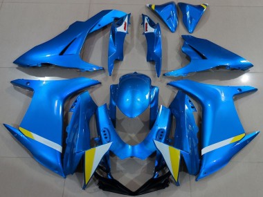 2011-2024 Blue White Yellow Suzuki GSXR 600 / GSXR 750 Motorcycle Fairing Canada