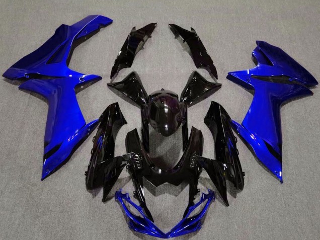 2011-2024 Blue Glossy Black Suzuki GSXR 600 / GSXR 750 Motorcycle Fairing Canada