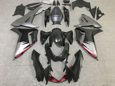 2011-2024 Grey Silver Glossy Black Suzuki GSXR 600 / GSXR 750 Motorcycle Fairings Canada
