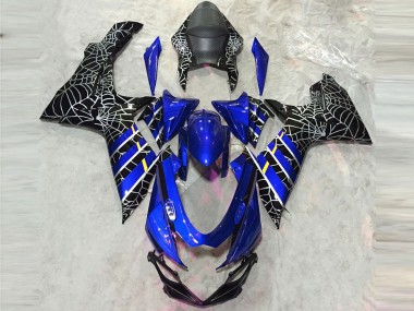 2011-2024 Blue Black Spider Suzuki GSXR 600 / GSXR 750 Motorcycle Fairings Canada