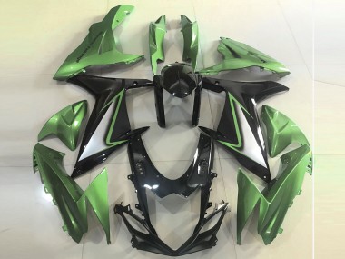 2011-2024 Green Glossy Black Suzuki GSXR 600 / GSXR 750 Motorcycle Fairings Canada