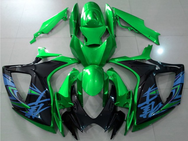 2006-2007 Green Black Blue Suzuki GSXR 600 / GSXR 750 Motorcycle Fairings Canada