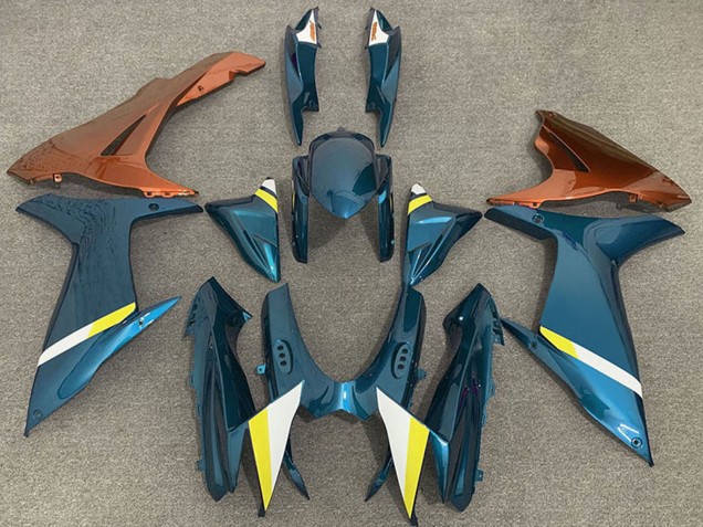 2011-2024 Light Blue Orange White Yellow Suzuki GSXR 600 / GSXR 750 Motorcycle Fairings Canada