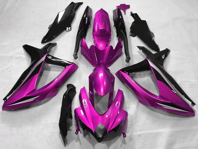2008-2010 Pink Glossy Black Suzuki GSXR 600 / GSXR 750 Motorcycle Fairings Canada