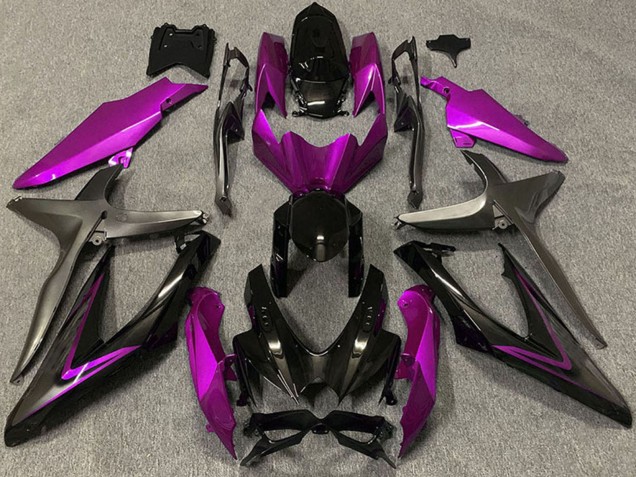 2008-2010 Pink Glossy Black Matte Black Suzuki GSXR 600 / GSXR 750 Motorcycle Fairings Canada