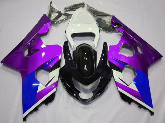 2004-2005 White Purple Blue Glossy Black Suzuki GSXR 600 / GSXR 750 Motorcycle Fairings Canada