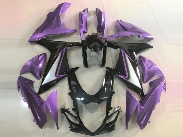 2011-2024 Purple Glossy Black Suzuki GSXR 600 / GSXR 750 Motorcycle Fairings Canada