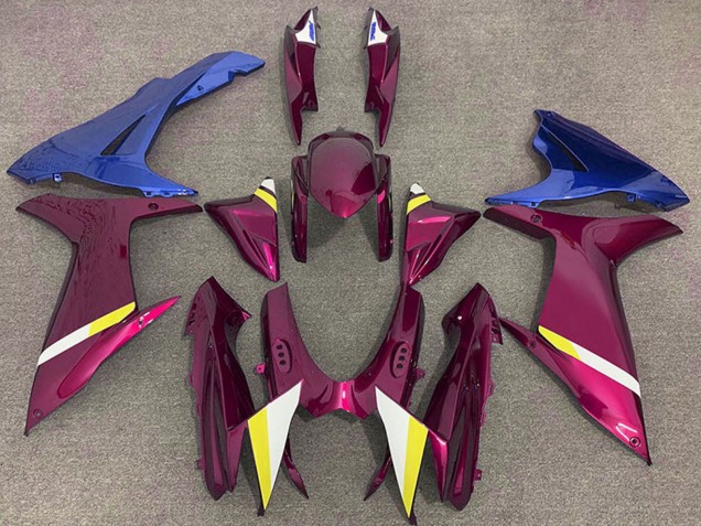 2011-2024 Purple Blue White Yellow Suzuki GSXR 600 / GSXR 750 Motorcycle Fairings Canada