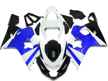 2004-2005 White Blue Glossy Black Suzuki GSXR 600 / GSXR 750 Motorcycle Fairing Kits Canada