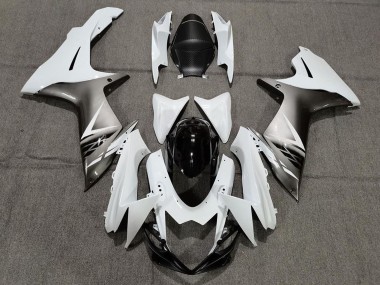 2011-2024 White Grey Black Suzuki GSXR 600 / GSXR 750 Motorcycle Fairings Canada