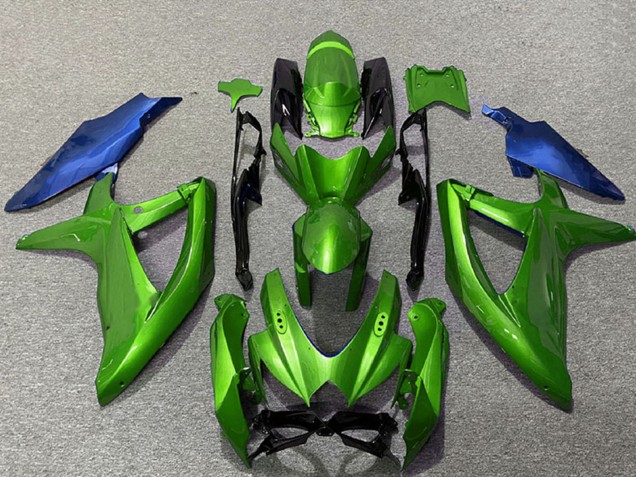 2008-2010 Green Blue Suzuki GSXR 600 / GSXR 750 Motorcycle Fairings Canada