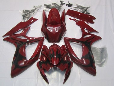 2006-2007 Maroon Red Suzuki GSXR 600 / GSXR 750 Motorcycle Fairings Canada