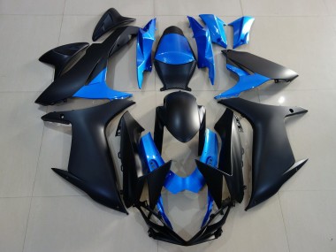 2011-2024 Blue Matte Black Suzuki GSXR 600 / GSXR 750 Motorcycle Fairings Canada