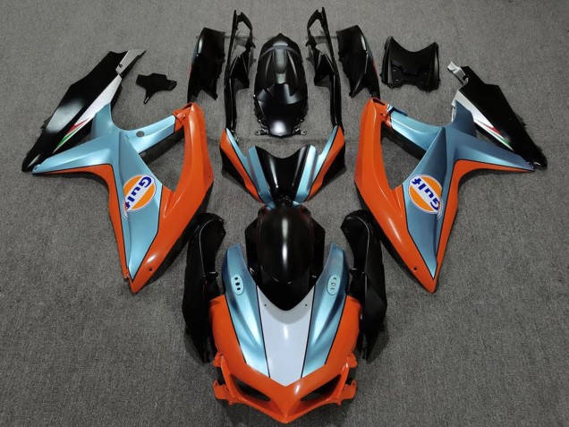 2008-2010 Orange Blue Black Gulf Suzuki GSXR 600 / GSXR 750 Motorcycle Fairings Canada