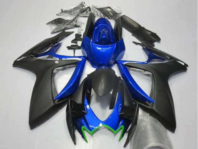 2006-2007 Blue Matte Black Green OEM Style Suzuki GSXR 600 / GSXR 750 Motorcycle Fairings Canada