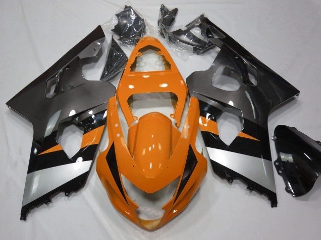 2004-2005 Orange Silver Suzuki GSXR 600 / GSXR 750 Motorcycle Fairings Canada