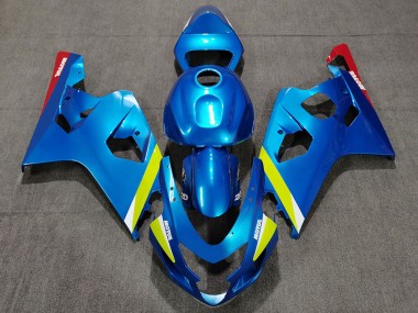 2004-2005 Blue Yellow Red Suzuki GSXR 600 / GSXR 750 Motorcycle Fairings Canada