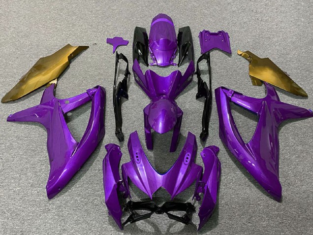 2008-2010 Purple Gold Suzuki GSXR 600 / GSXR 750 Motorcycle Fairings Canada
